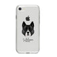 Akita Personalised iPhone 8 Bumper Case on Silver iPhone