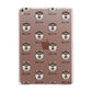 Alaskan Klee Kai Icon with Name Apple iPad Rose Gold Case