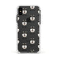 Alaskan Klee Kai Icon with Name Apple iPhone Xs Impact Case White Edge on Black Phone
