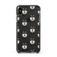 Alaskan Klee Kai Icon with Name Apple iPhone Xs Max Impact Case Black Edge on Black Phone