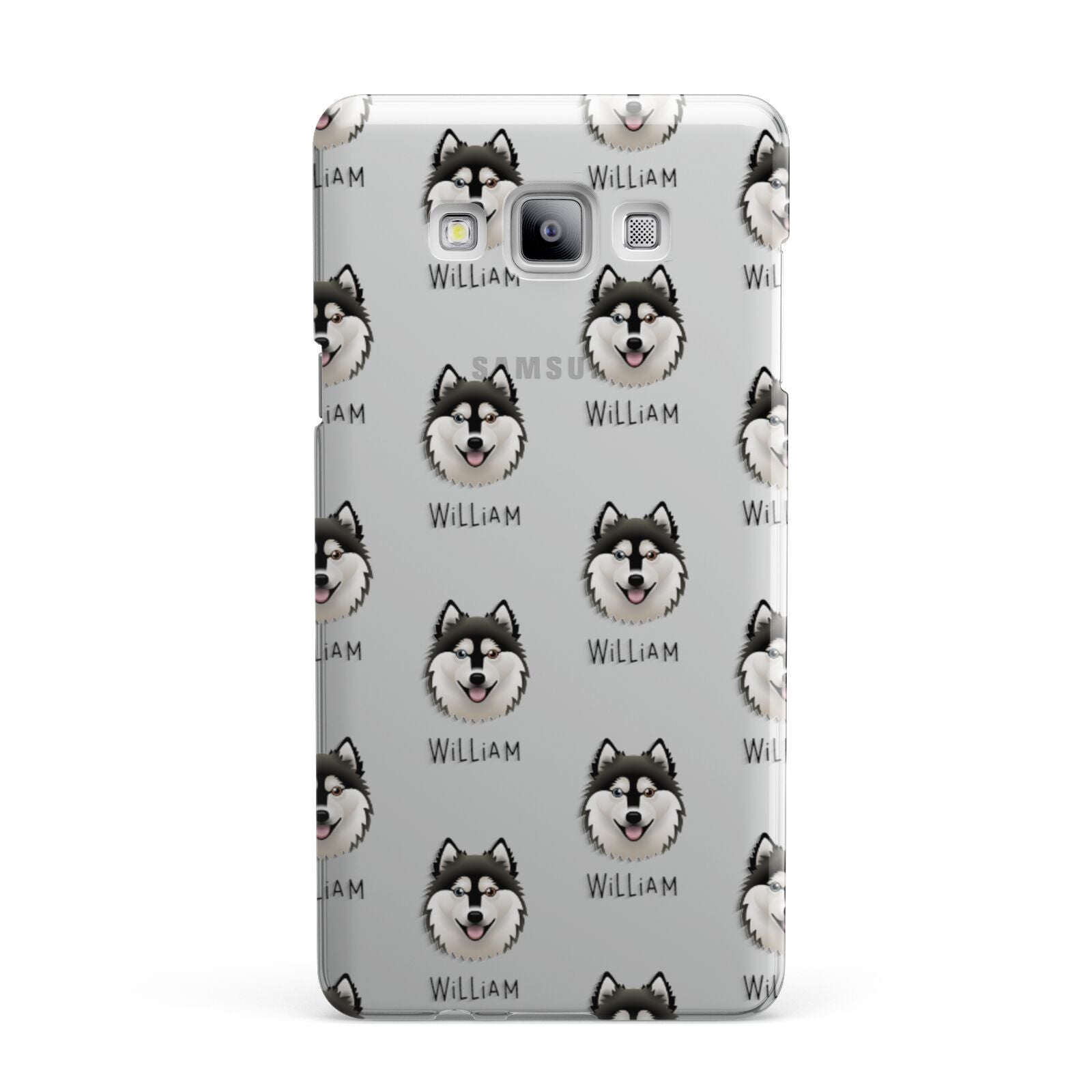 Alaskan Klee Kai Icon with Name Samsung Galaxy A7 2015 Case