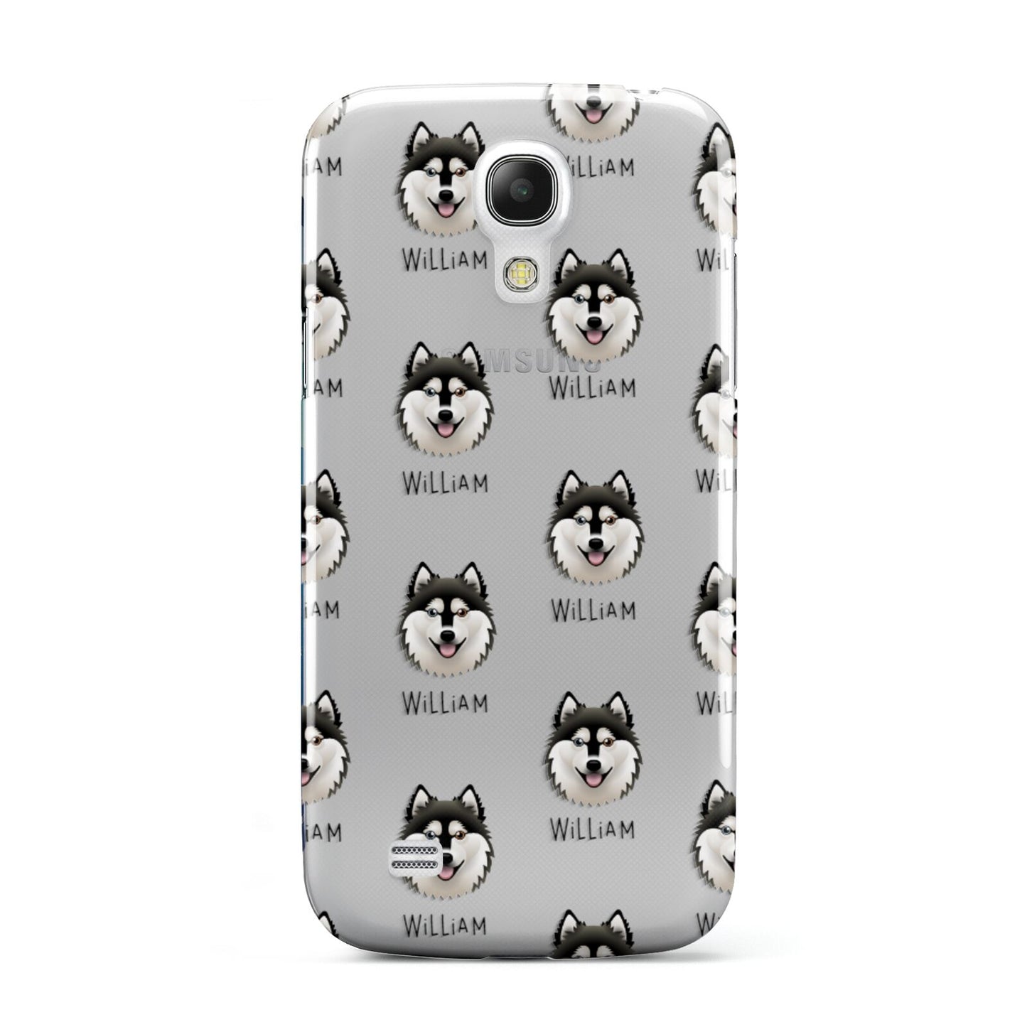 Alaskan Klee Kai Icon with Name Samsung Galaxy S4 Mini Case