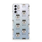 Alaskan Klee Kai Icon with Name Samsung S21 Plus Phone Case
