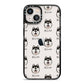 Alaskan Klee Kai Icon with Name iPhone 13 Black Impact Case on Silver phone