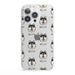 Alaskan Klee Kai Icon with Name iPhone 13 Pro Clear Bumper Case