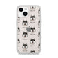 Alaskan Klee Kai Icon with Name iPhone 14 Clear Tough Case Starlight