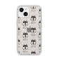 Alaskan Klee Kai Icon with Name iPhone 14 Glitter Tough Case Starlight