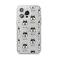 Alaskan Klee Kai Icon with Name iPhone 14 Pro Max Glitter Tough Case Silver