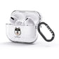 Alaskan Klee Kai Personalised AirPods Glitter Case 3rd Gen Side Image