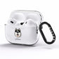 Alaskan Klee Kai Personalised AirPods Pro Clear Case Side Image