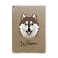 Alaskan Klee Kai Personalised Apple iPad Gold Case