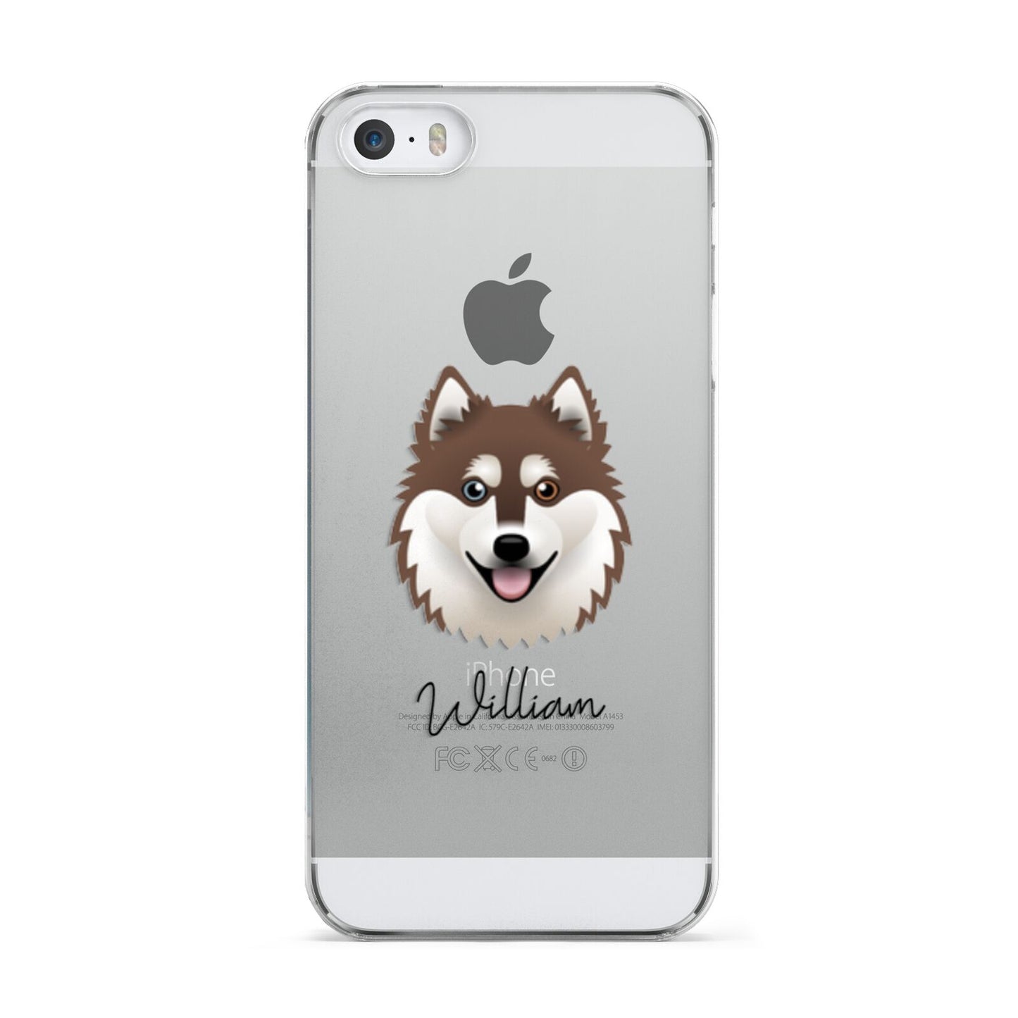 Alaskan Klee Kai Personalised Apple iPhone 5 Case