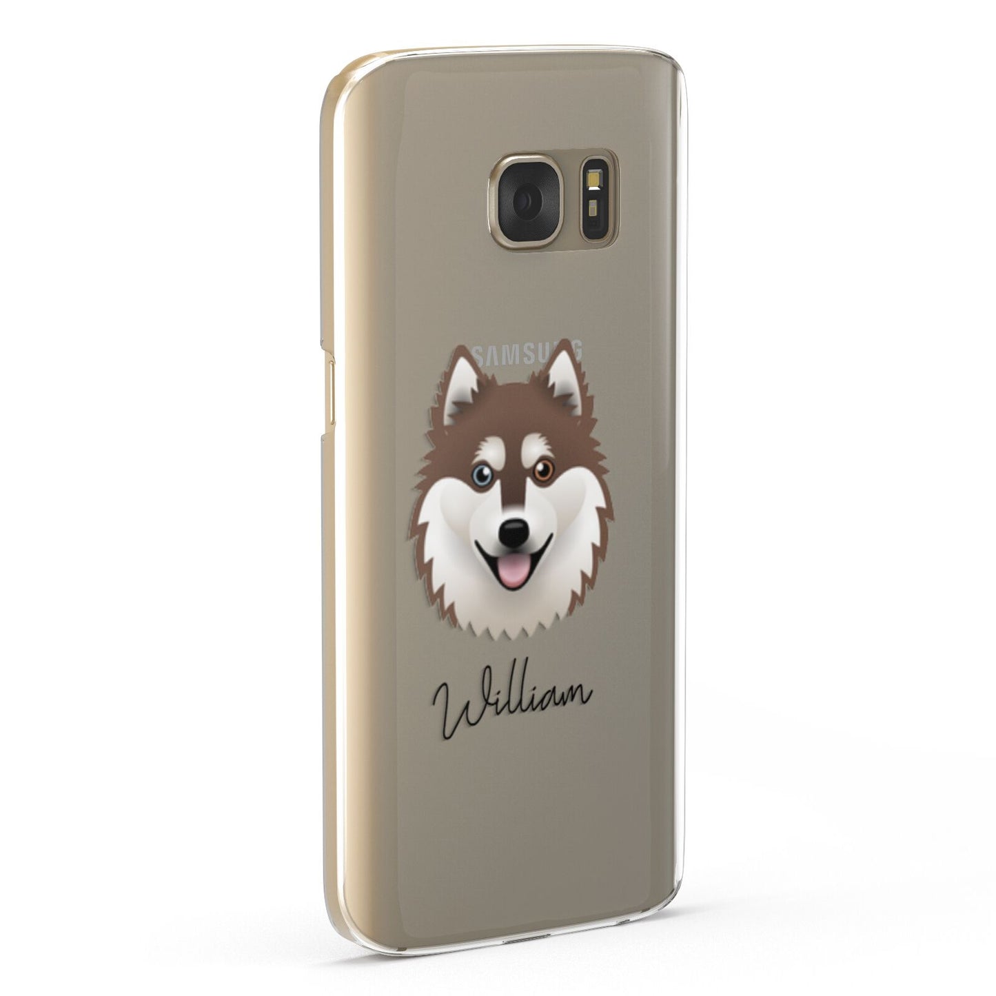 Alaskan Klee Kai Personalised Samsung Galaxy Case Fourty Five Degrees