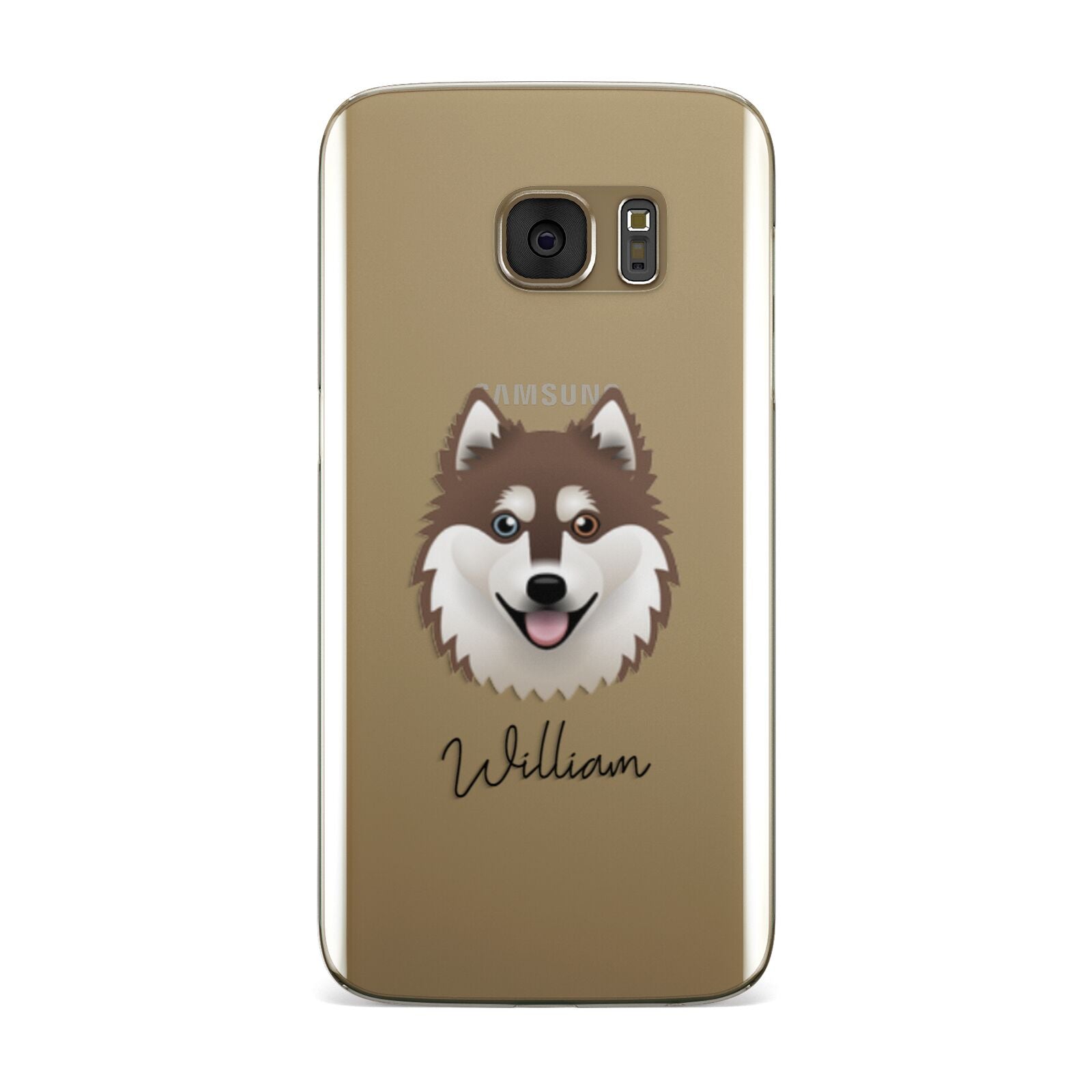 Alaskan Klee Kai Personalised Samsung Galaxy Case