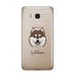 Alaskan Klee Kai Personalised Samsung Galaxy J7 2016 Case on gold phone