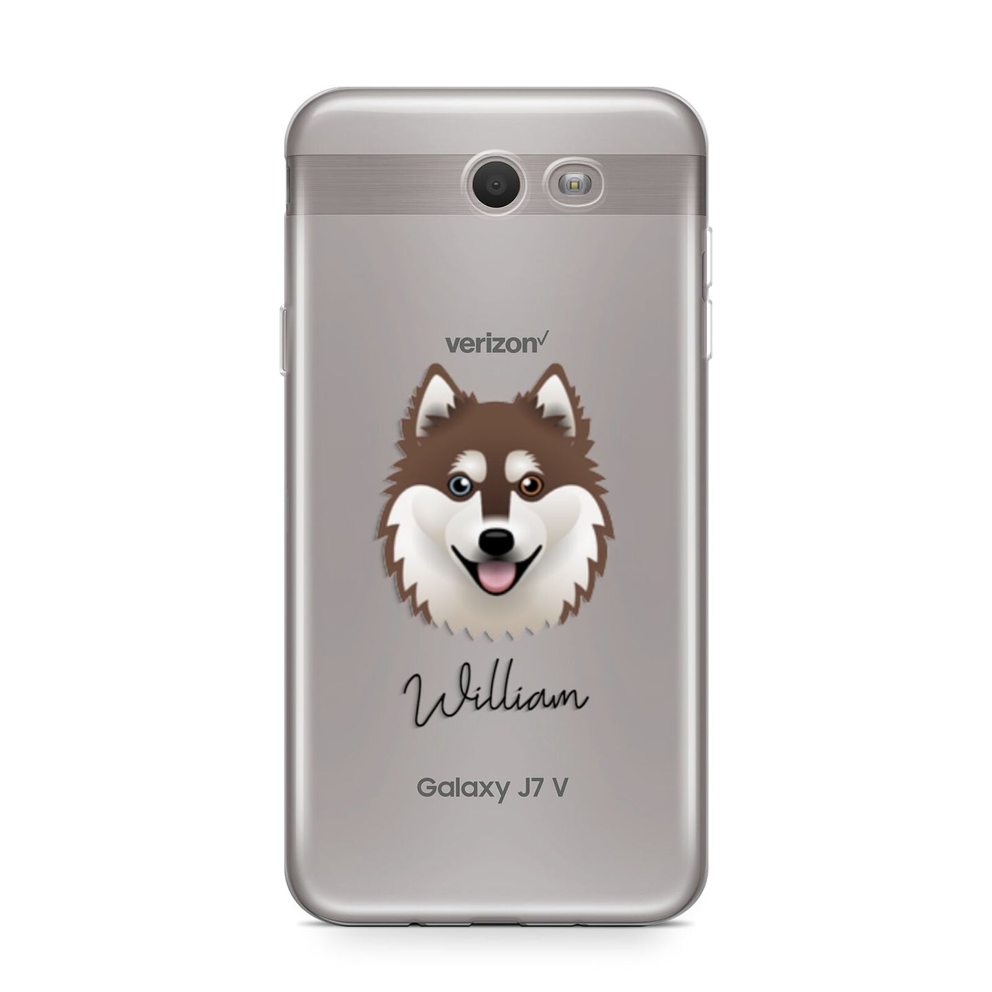 Alaskan Klee Kai Personalised Samsung Galaxy J7 2017 Case