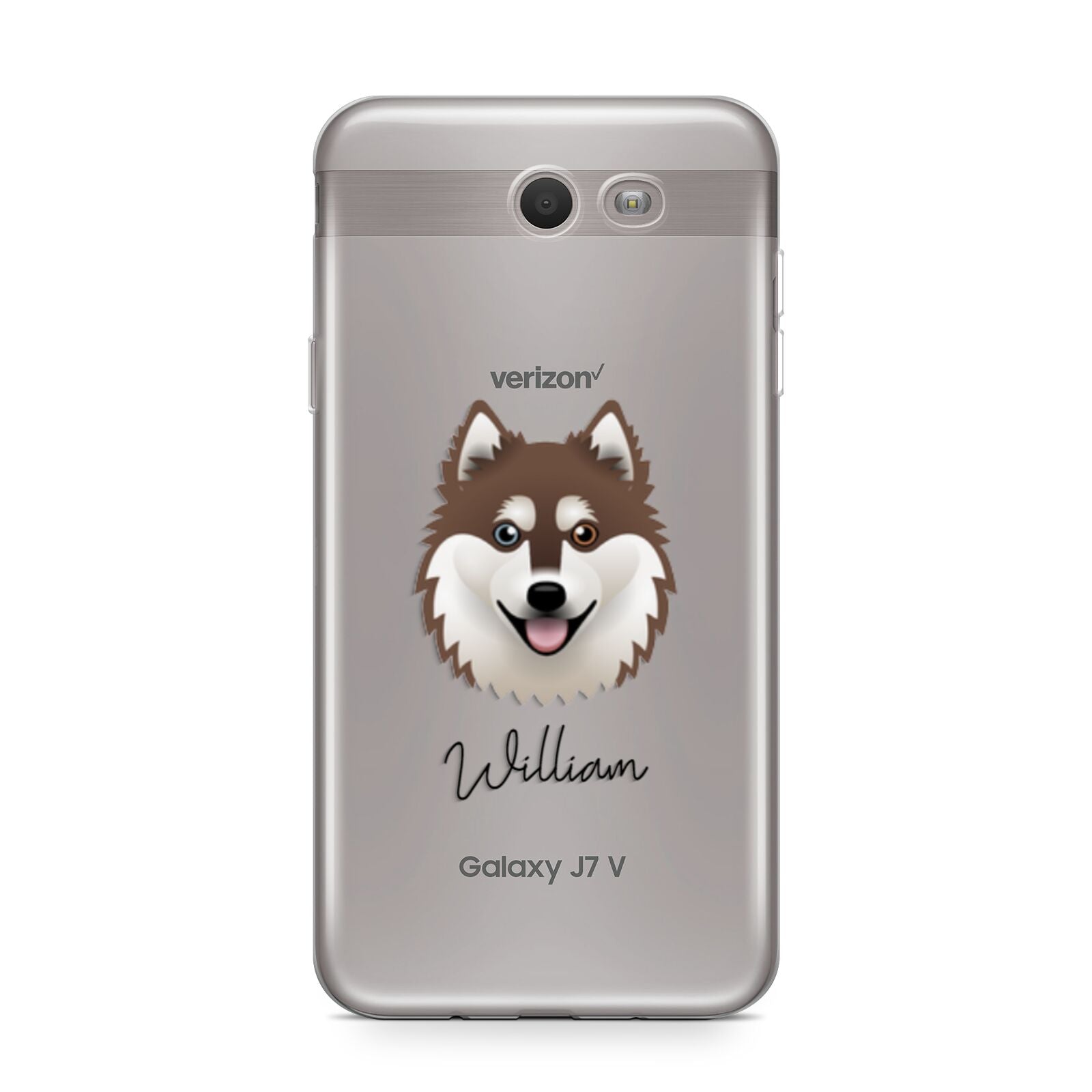 Alaskan Klee Kai Personalised Samsung Galaxy J7 2017 Case