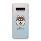 Alaskan Klee Kai Personalised Samsung Galaxy S10 Plus Case