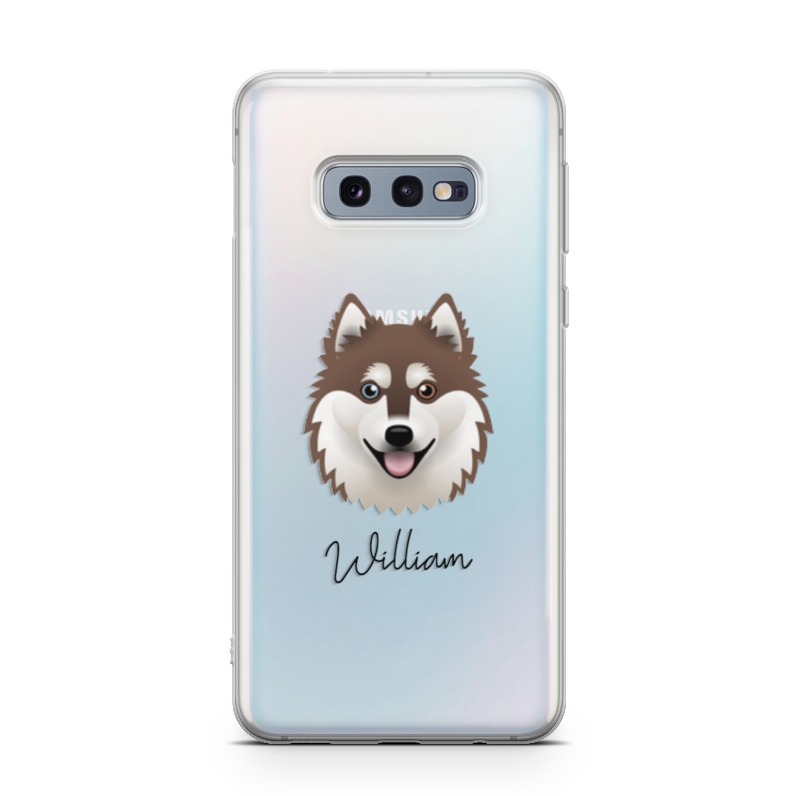 Alaskan Klee Kai Personalised Samsung Galaxy S10E Case