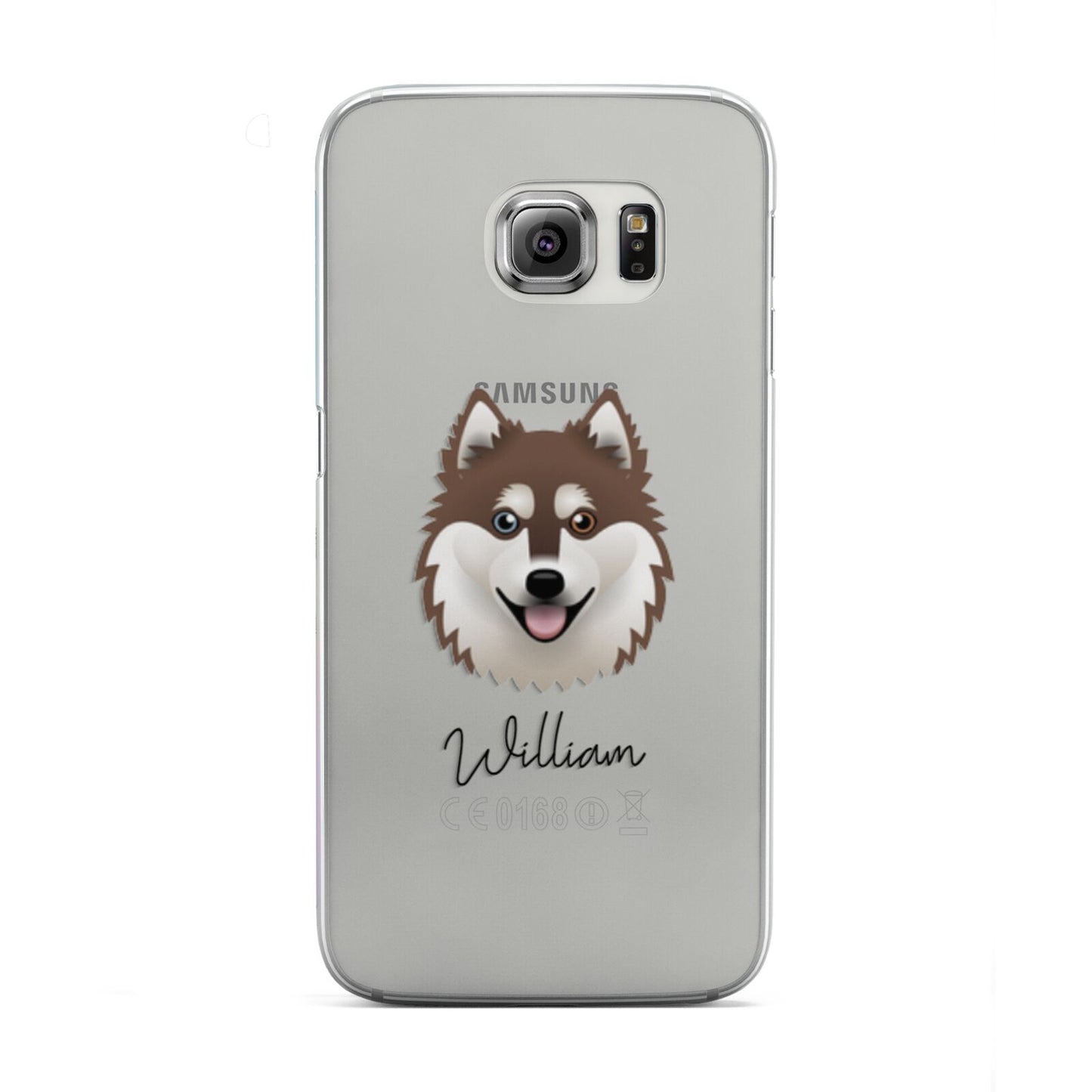 Alaskan Klee Kai Personalised Samsung Galaxy S6 Edge Case