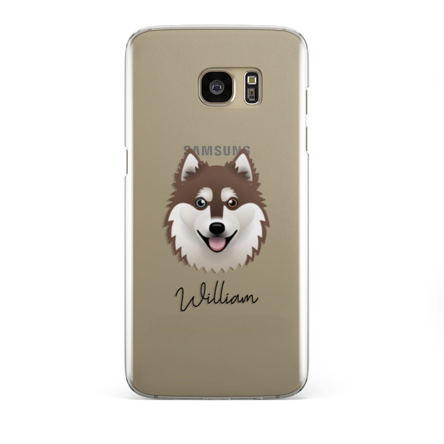 Alaskan Klee Kai Personalised Samsung Galaxy S7 Edge Case