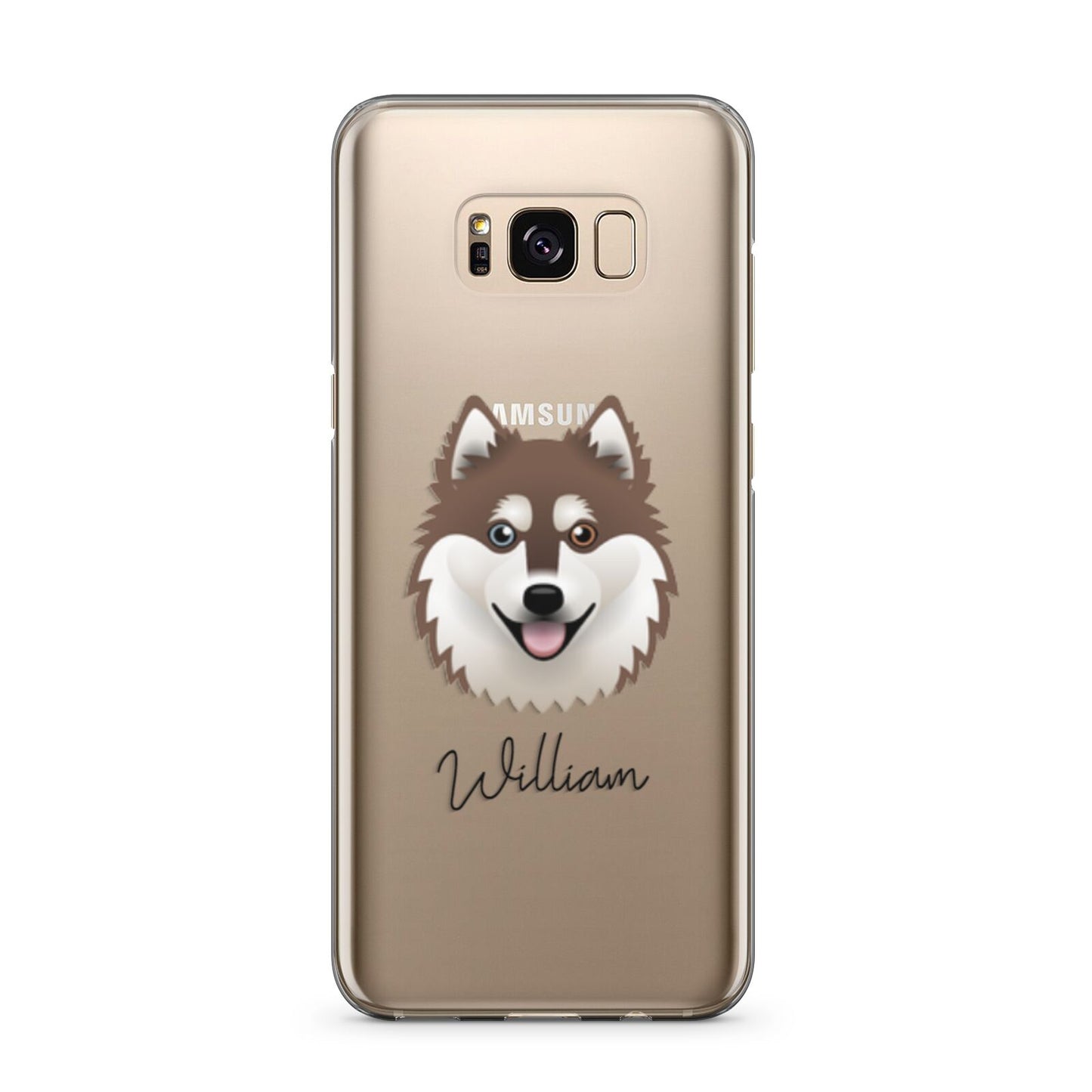 Alaskan Klee Kai Personalised Samsung Galaxy S8 Plus Case