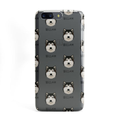 Alaskan Malamute Icon with Name OnePlus Case