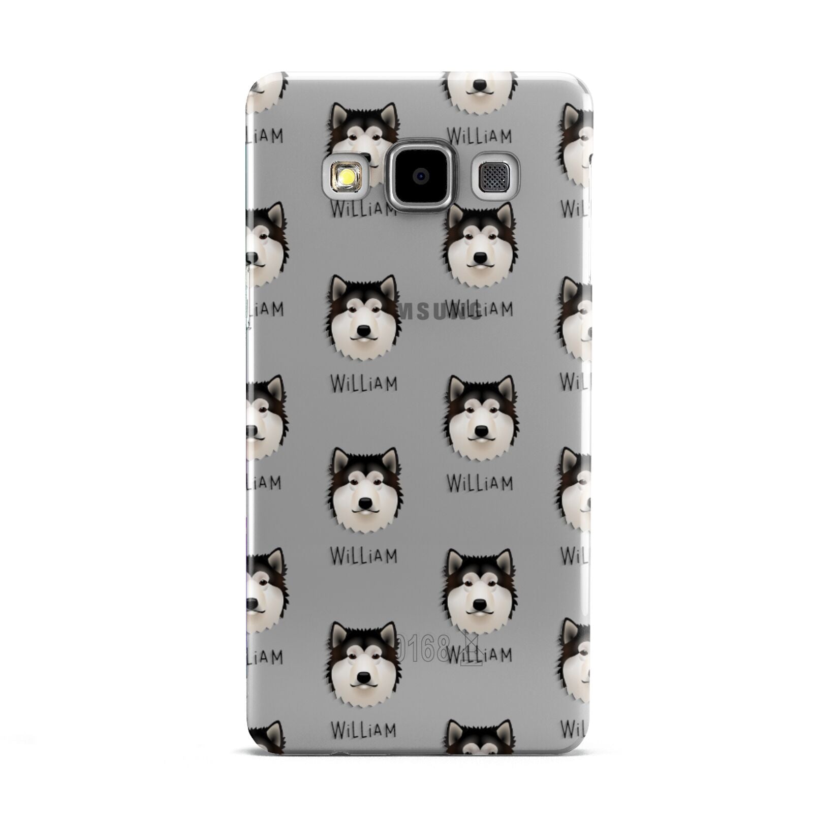 Alaskan Malamute Icon with Name Samsung Galaxy A5 Case