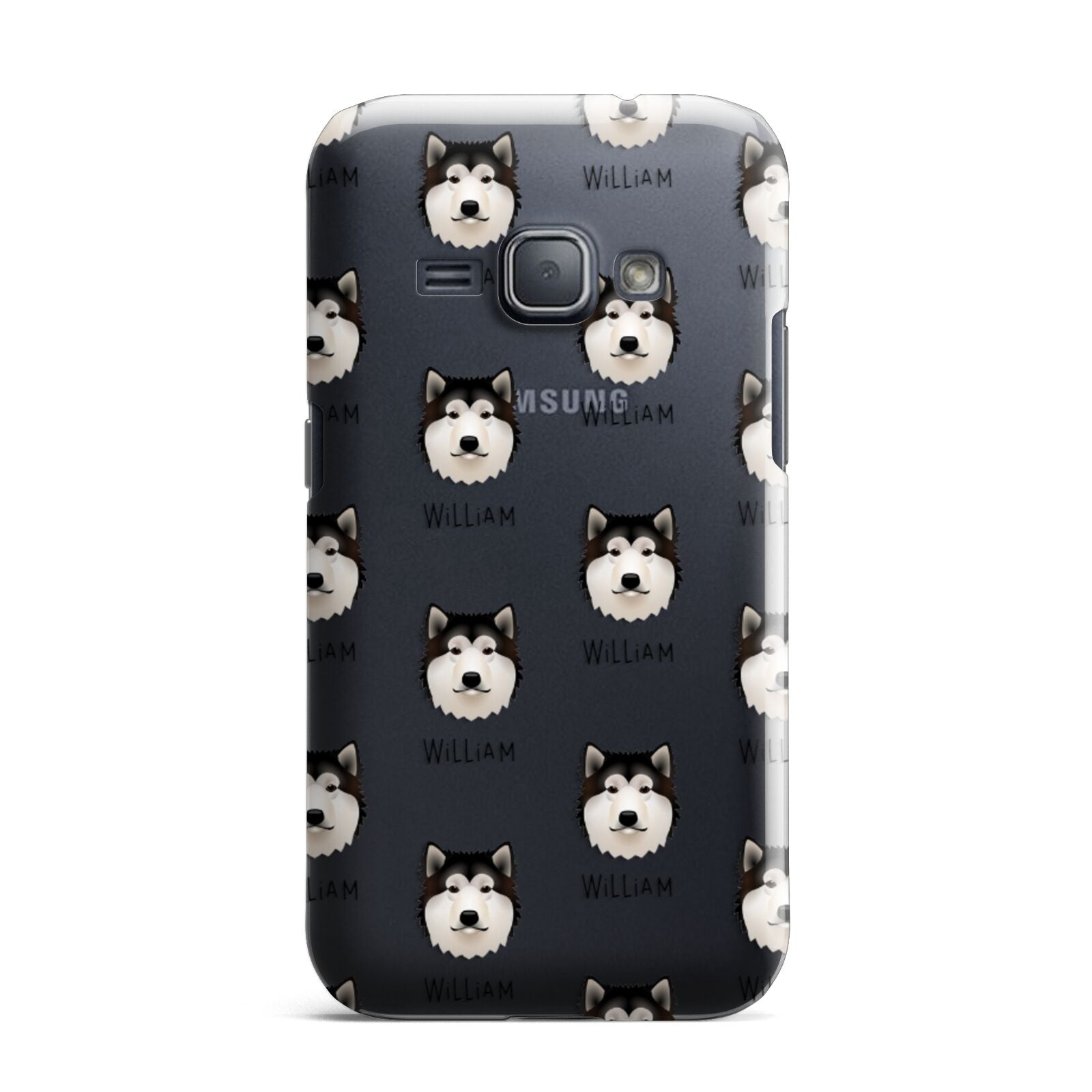 Alaskan Malamute Icon with Name Samsung Galaxy J1 2016 Case