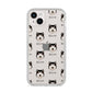 Alaskan Malamute Icon with Name iPhone 14 Plus Clear Tough Case Starlight