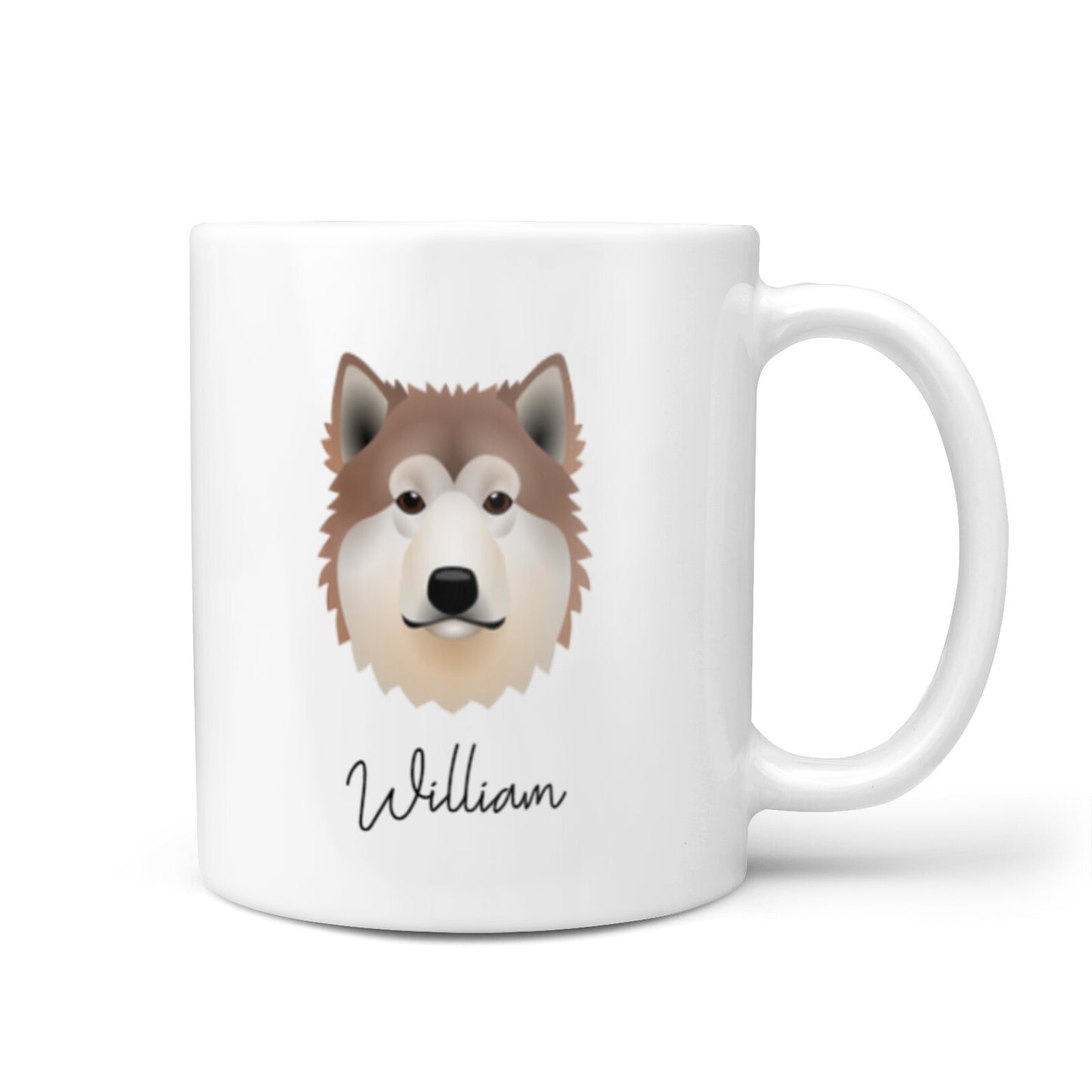 Alaskan Malamute Personalised 10oz Mug