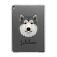Alaskan Malamute Personalised Apple iPad Grey Case