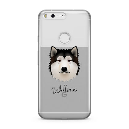 Alaskan Malamute Personalised Google Pixel Case