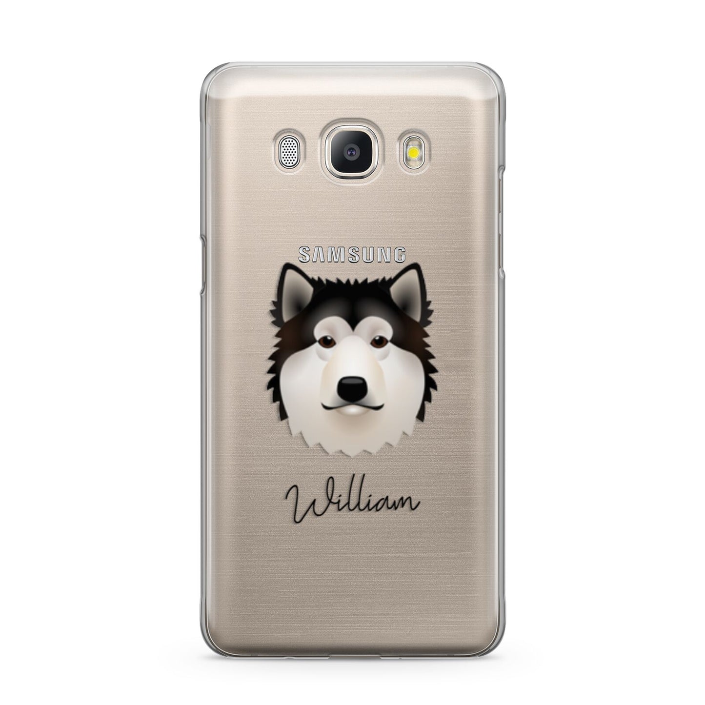 Alaskan Malamute Personalised Samsung Galaxy J5 2016 Case