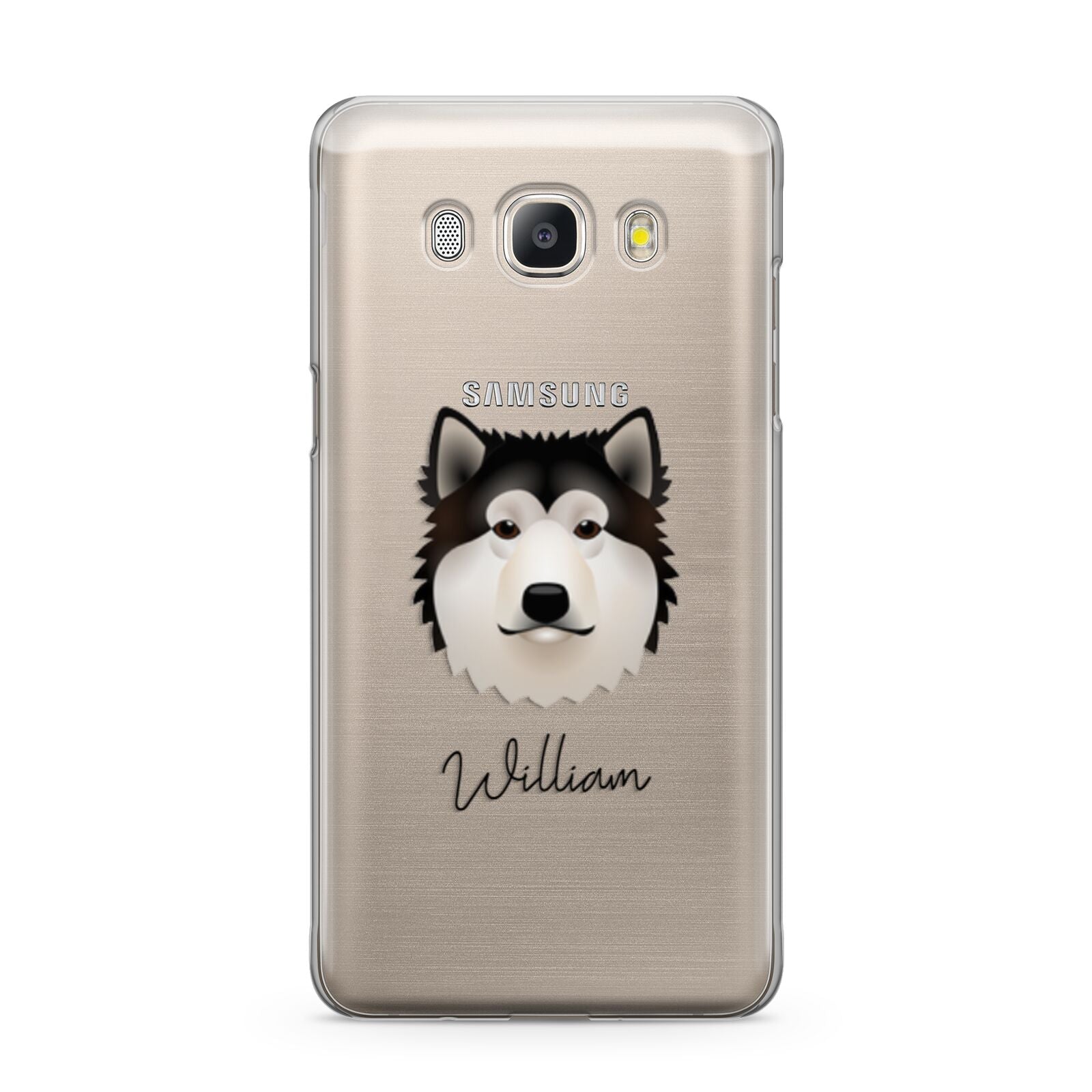 Alaskan Malamute Personalised Samsung Galaxy J5 2016 Case