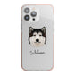 Alaskan Malamute Personalised iPhone 13 Pro Max TPU Impact Case with Pink Edges