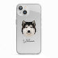 Alaskan Malamute Personalised iPhone 13 TPU Impact Case with White Edges