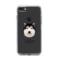 Alaskan Malamute Personalised iPhone 8 Bumper Case on Black iPhone