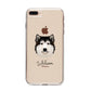 Alaskan Malamute Personalised iPhone 8 Plus Bumper Case on Gold iPhone