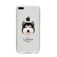 Alaskan Malamute Personalised iPhone 8 Plus Bumper Case on Silver iPhone