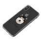 Alaskan Malamute Personalised iPhone X Bumper Case on Black iPhone