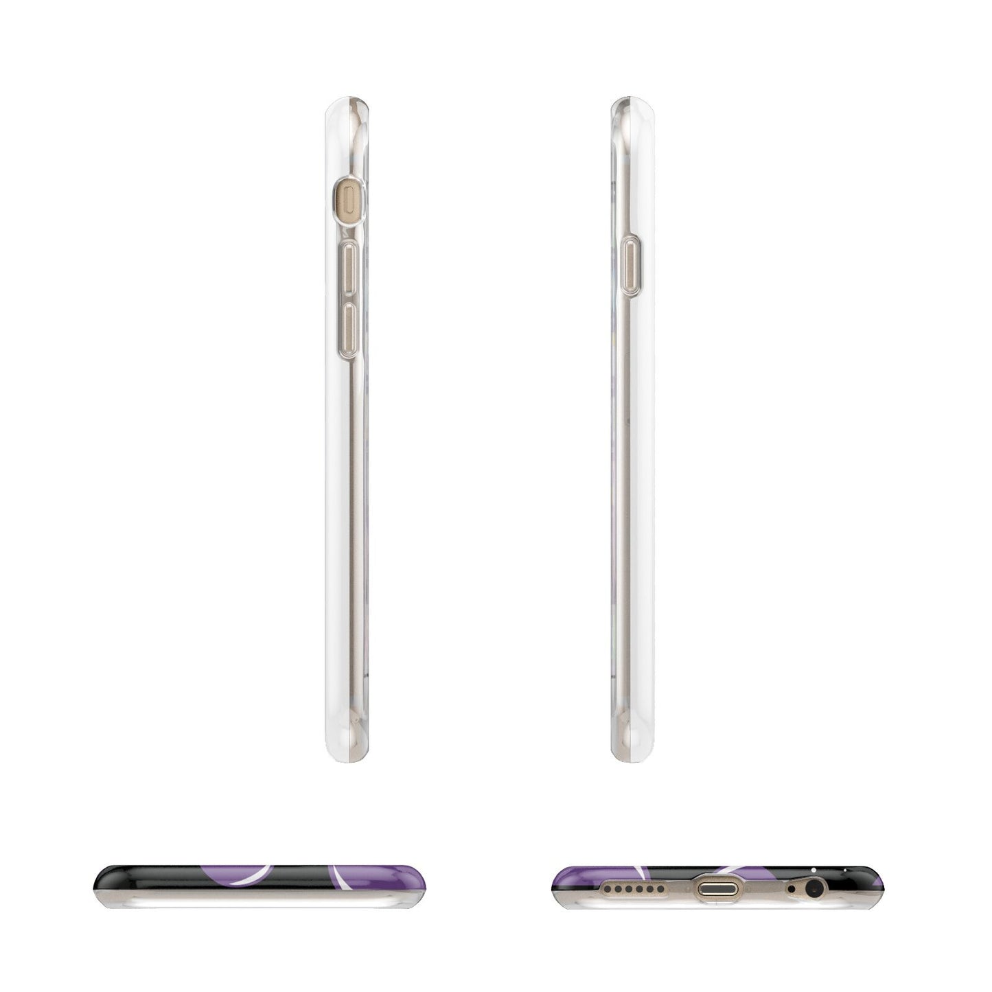 Alien Faces Apple iPhone 6 3D Wrap Tough Case Alternative Image Angles