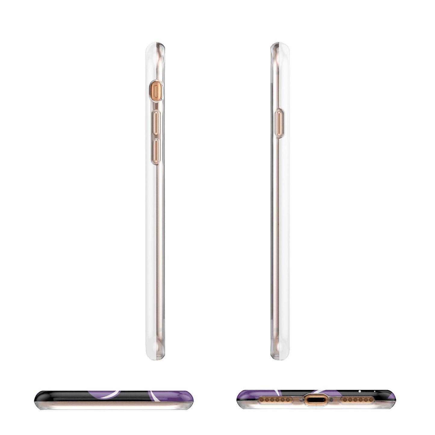 Alien Faces Apple iPhone 7 8 3D Wrap Tough Case Alternative Image Angles