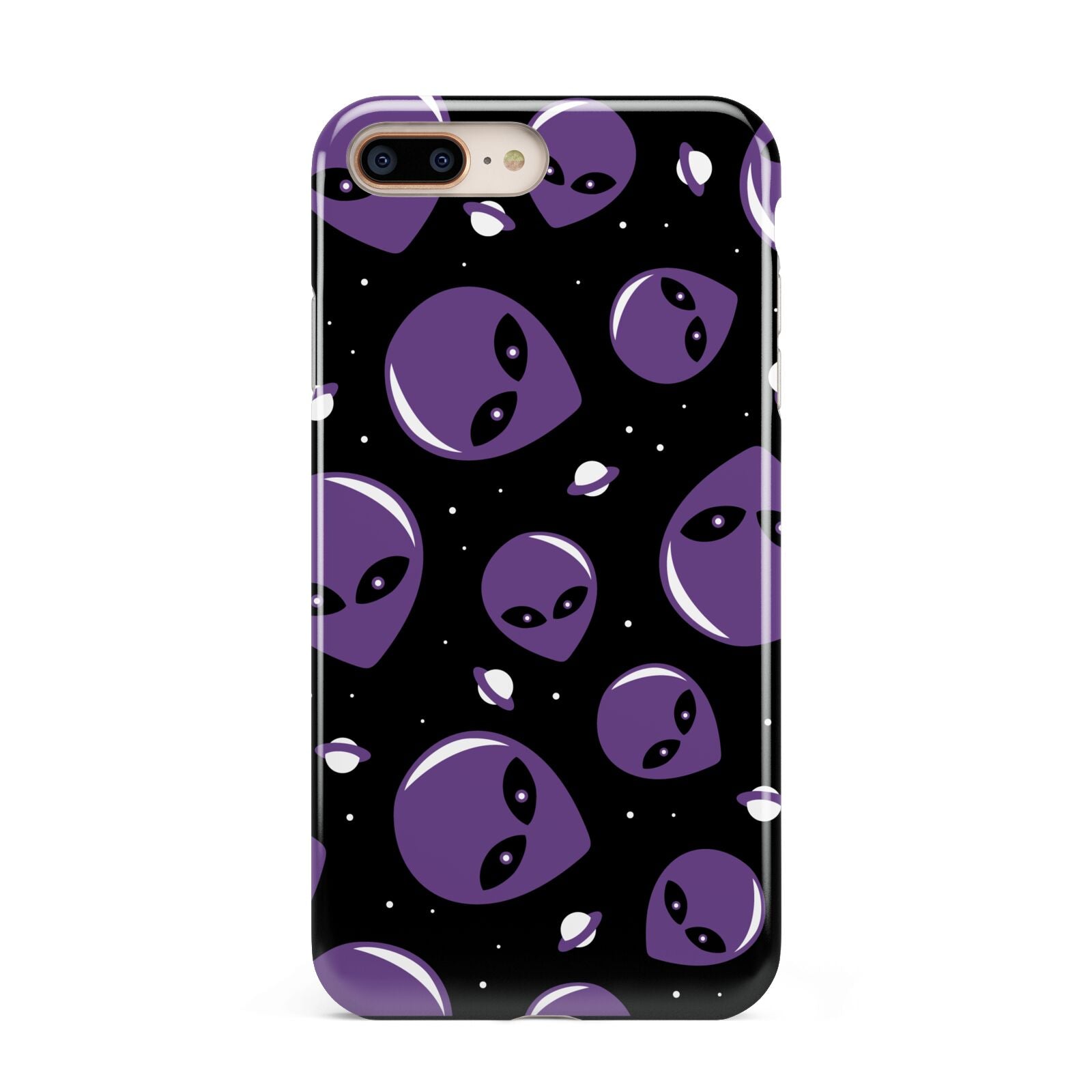 Alien Faces Apple iPhone 7 8 Plus 3D Tough Case