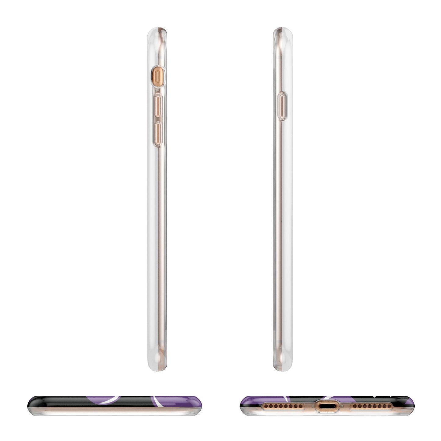 Alien Faces Apple iPhone 7 8 Plus 3D Wrap Tough Case Alternative Image Angles