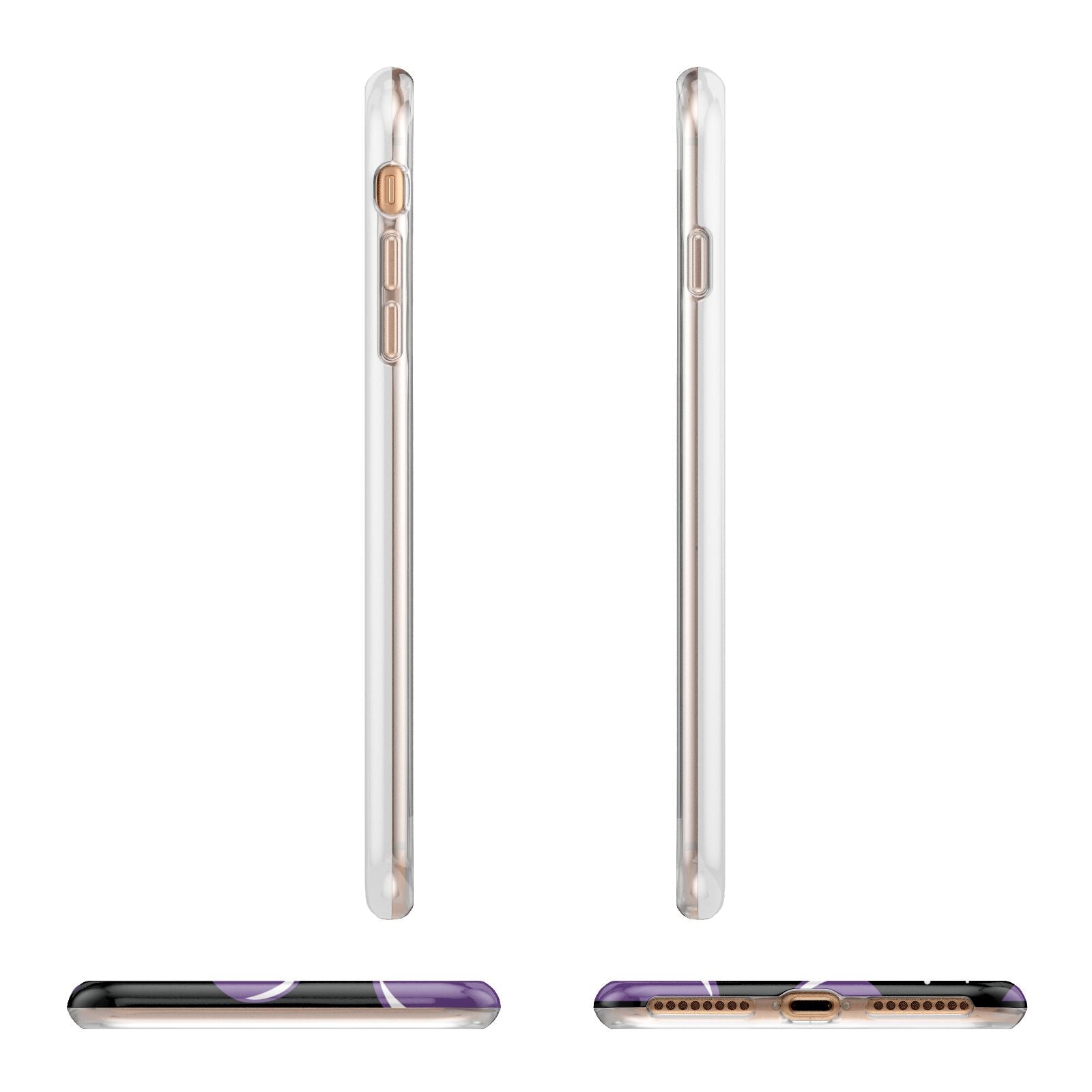 Alien Faces Apple iPhone 7 8 Plus 3D Wrap Tough Case Alternative Image Angles