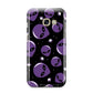 Alien Faces Samsung Galaxy A3 2017 Case on gold phone