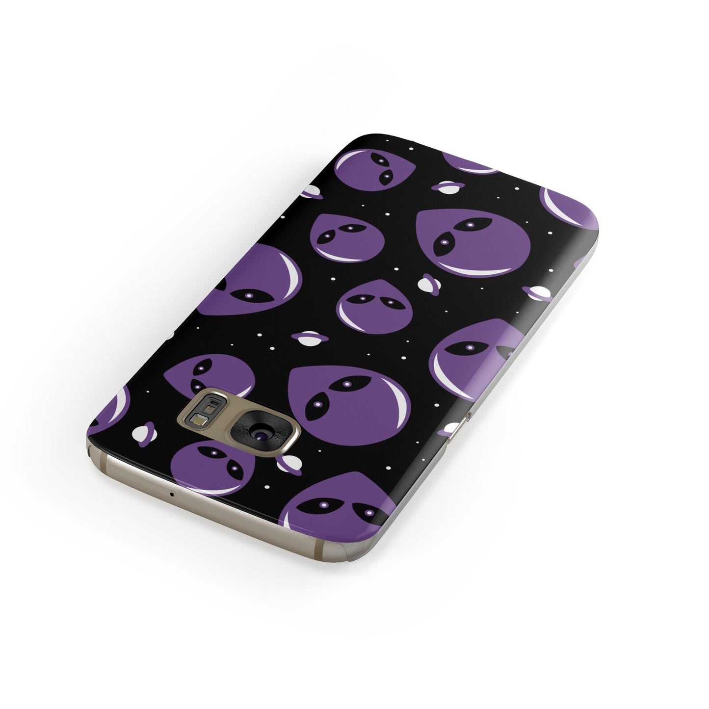 Alien Faces Samsung Galaxy Case Front Close Up