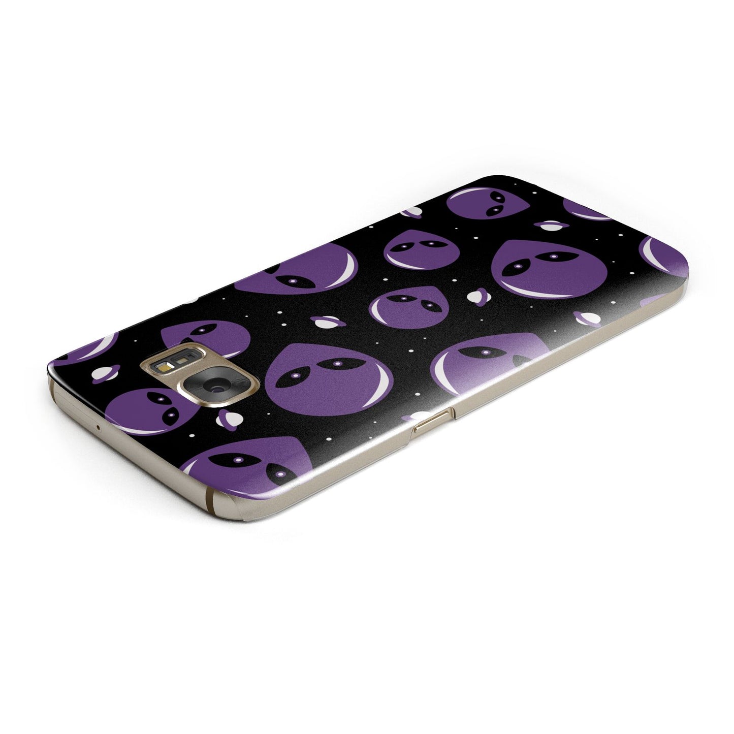 Alien Faces Samsung Galaxy Case Top Cutout
