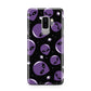 Alien Faces Samsung Galaxy S9 Plus Case on Silver phone